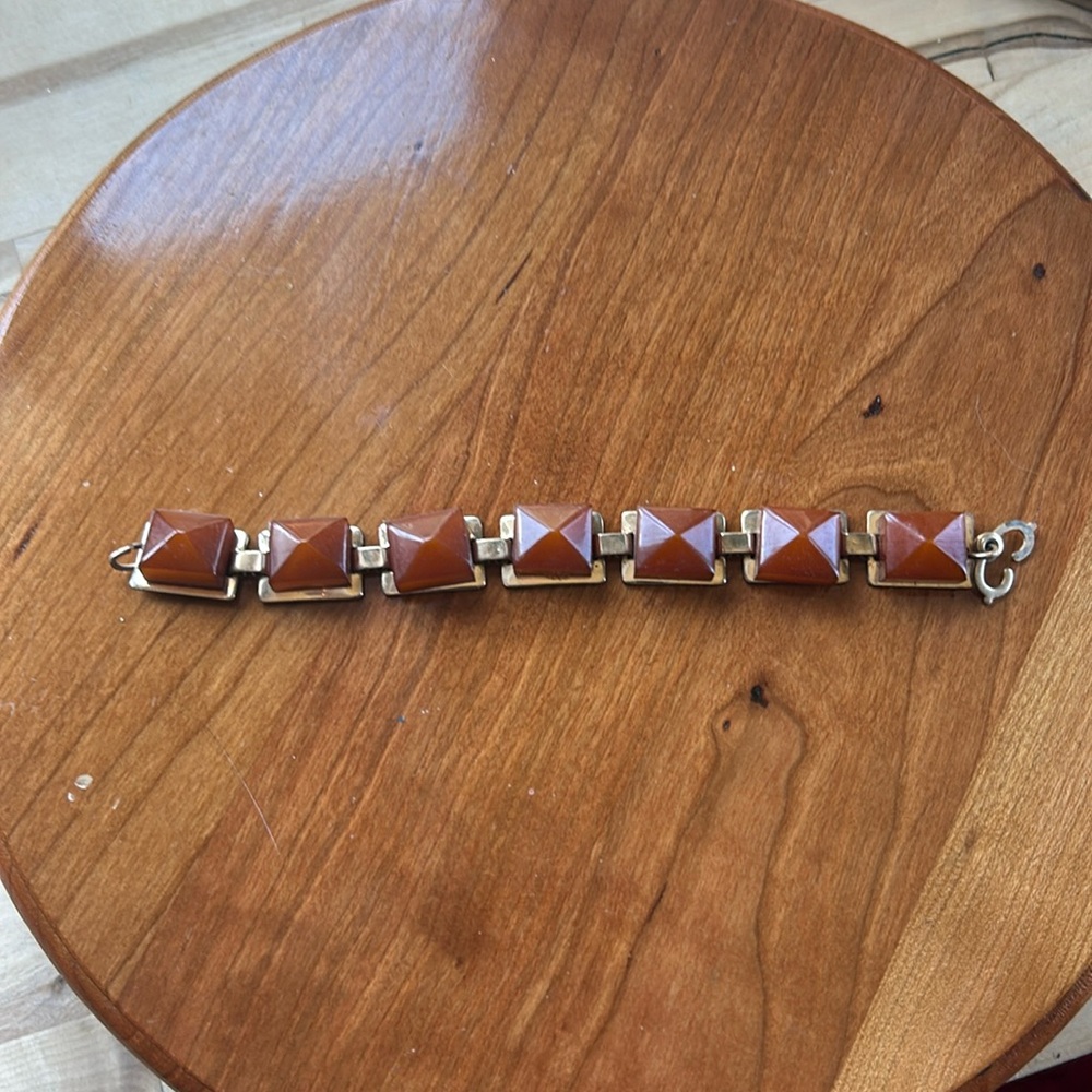 Vintage bracelet it’s super lightweight so I’m guessing the stones are plastic